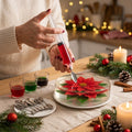 Gelatine-Blumen-Set mit Spritze und 10 Blütenformen aus Edelstahl