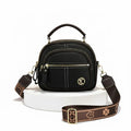 Compact Crossbody Bag – Five Compartments, Lightweight Faux Leather