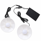 Solar-Pendelleuchten-Set mit Fernbedienung – 2 Lampen