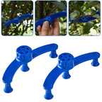 Adjustable plant support for training and growth guidance