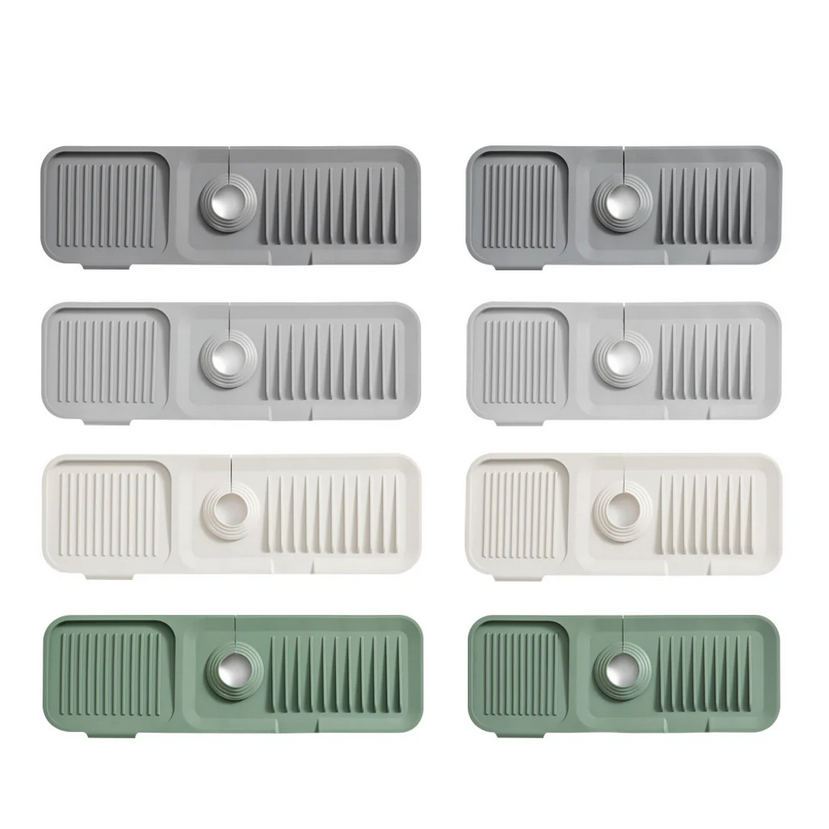 Sink Draining Mat with Splash Guard