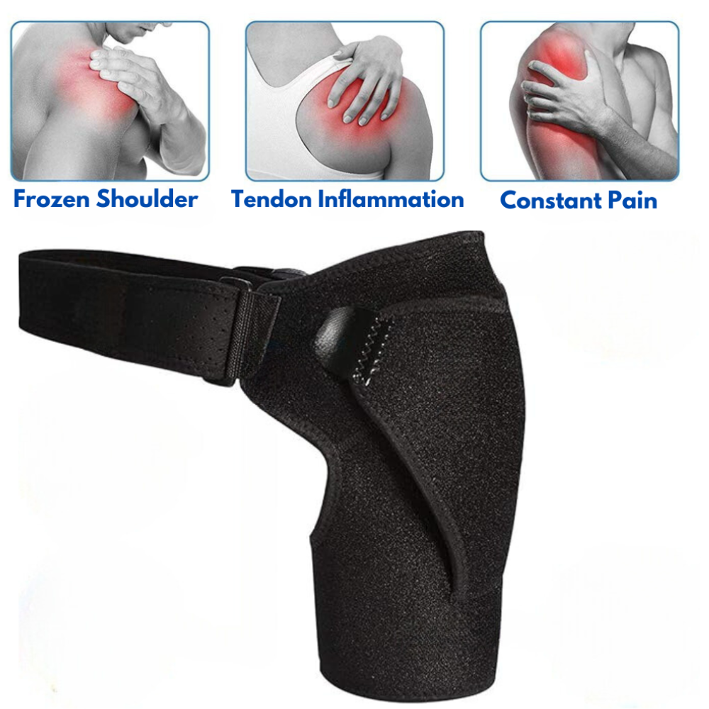 Adjustable shoulder brace for pain relief