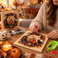 Perlen-Bastelset Halloween mit Motiv nach Wahl