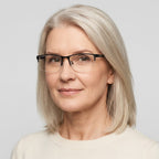 Bifocal reading glasses for near and far – semi-rimless, +1.0 to +4.0 dpt