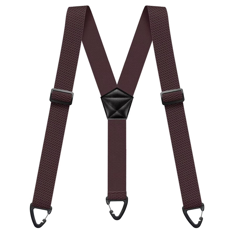 Men's adjustable suspenders with Y-back