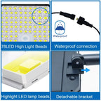Solar wand lamp with motion sensor – 106/144/280 LEDs
