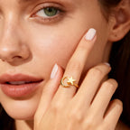 Adjustable Fidget Ring – Rotating Band, Polished Stainless Steel