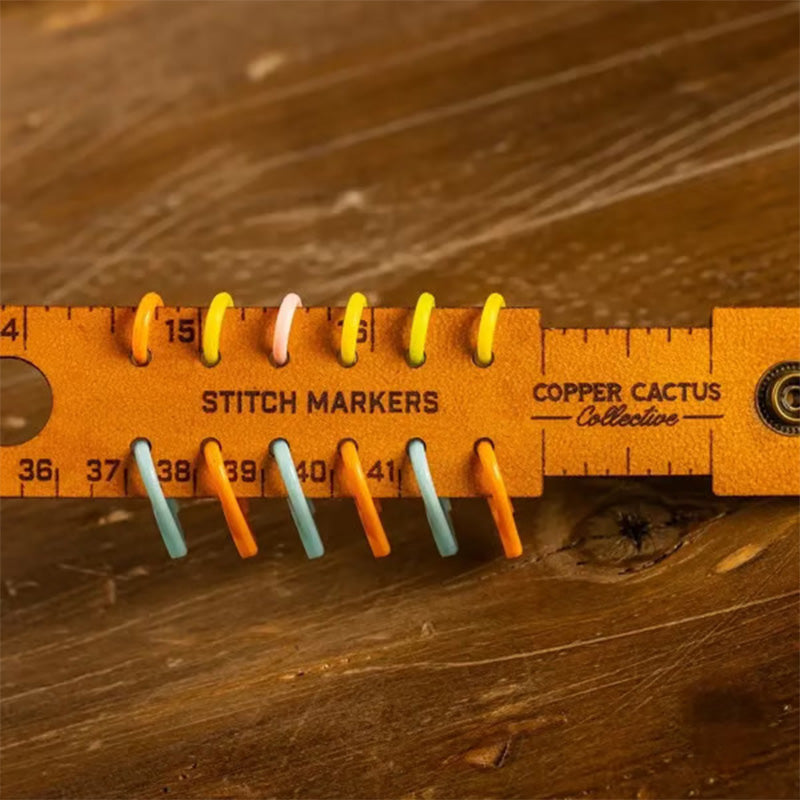 Leather Measuring Ruler for Handicrafts - 7-in-1 Multifunction Tool