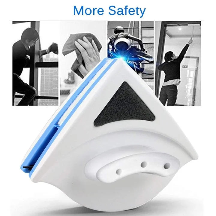 Magnetic window cleaner for both sides