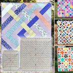 Quilt cutting aid with non-slip grip surface cm