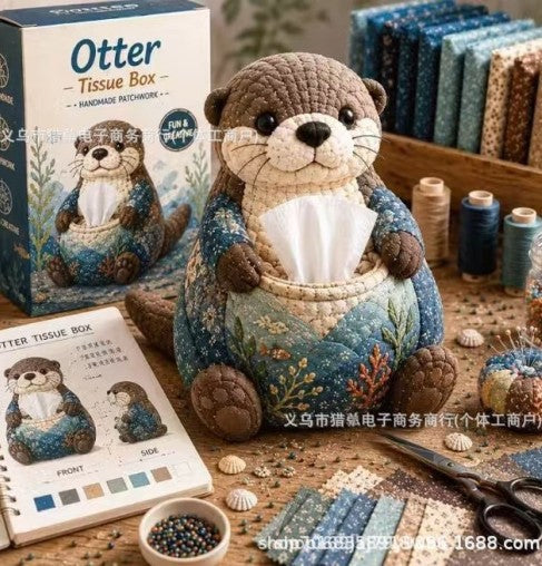 Taschentuchbox-Hülle DIY-Set mit Tierdesign