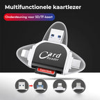 4-in-1 Universal Card Reader for SD and MicroSD Cards