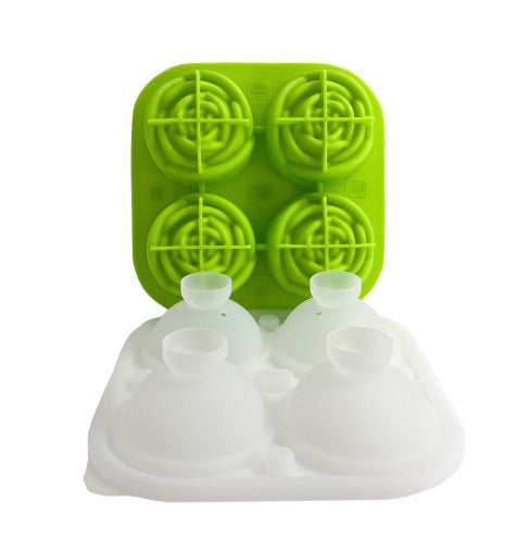 Eiswürfelform Rosen 3D Silikon 6 cm