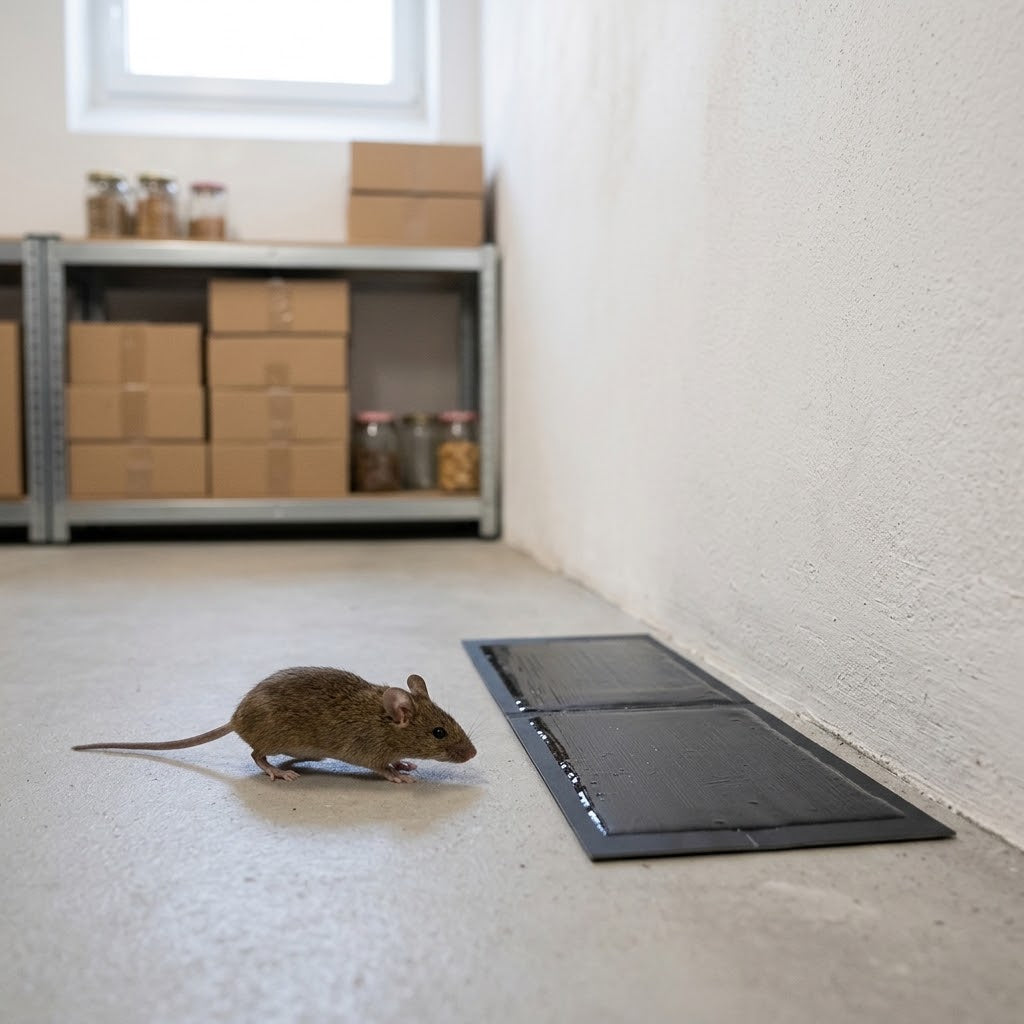Extra-strong rat & mouse glue trap - Large glue mat, poison-free & ready to use