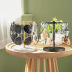 Metal Glasses Holder – Round Organizer for Multiple Glasses