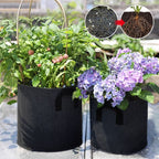 Pflanztaschen aus Filzstoff für Garten und Balkon