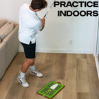 Golf-Trainingsmatte mit Schwungkorrektur