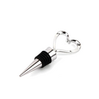 Heart-Shaped Wine Stopper with Rubber Seal