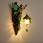 Handcrafted Mermaid Wall Light with LED Lighting