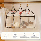 Mesh storage bag with cute animal motifs – foldable
