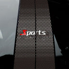 Car B-pillar protective film with scratch protection