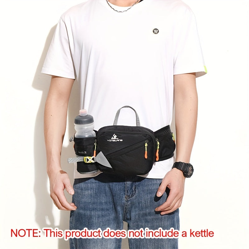 Sport Hip Bag with Bottle Holder – 3L Running Belt Nylon