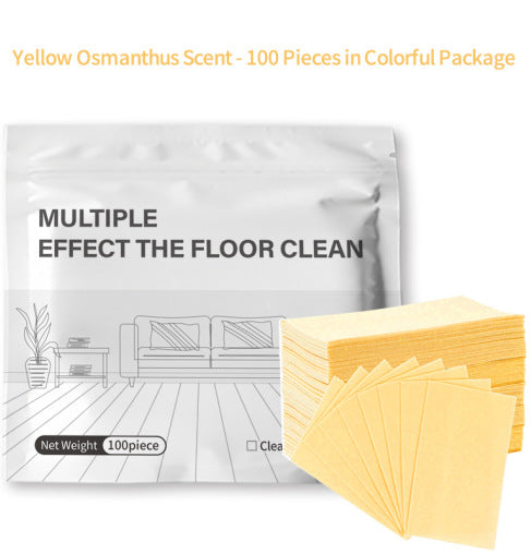 Floor Cleaning Wipes Water-Soluble Cleaning Sheets