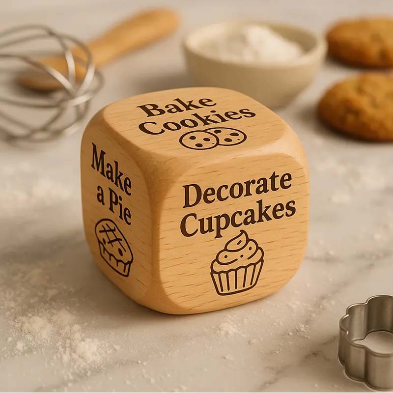 Wooden Decision Dice – Fun Gift for Any Occasion