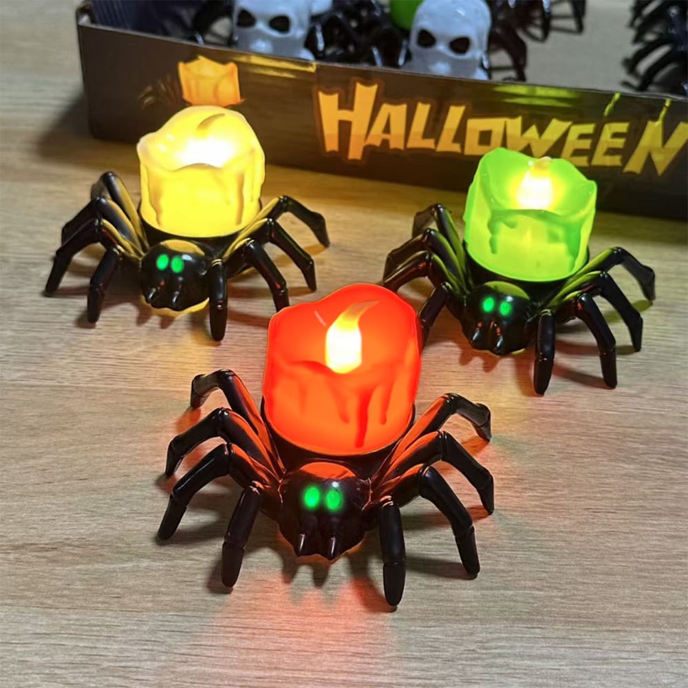 LED-Spinnenlichter Halloween