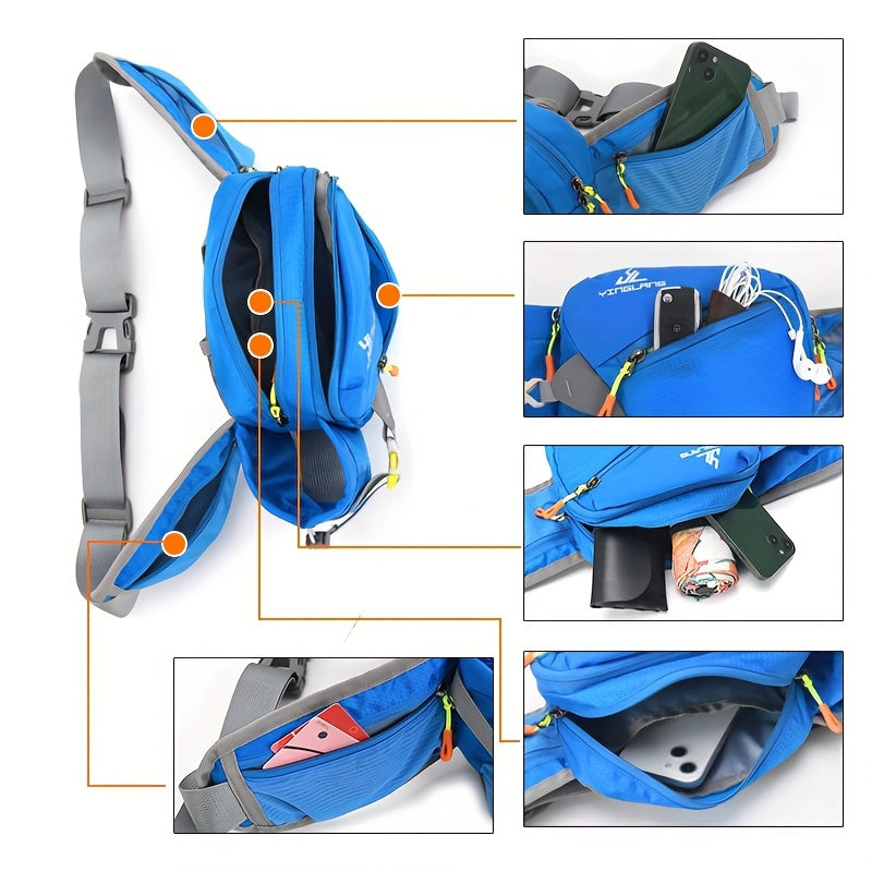 Hüfttasche Sport mit Flaschenhalter – 3L Laufgürtel Nylon