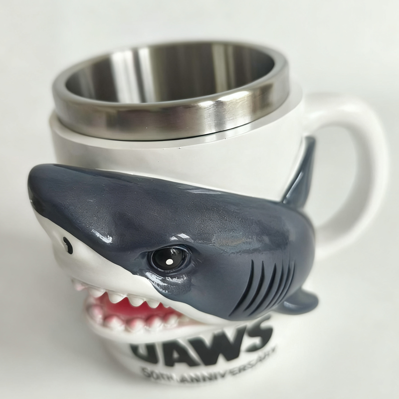 3D-Tasse mit Motorblock-Design – Kunstvolle Kaffeetasse