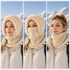 Multifunktionstuch Fleece 3-in-1 für Kopf, Gesicht und Nacken