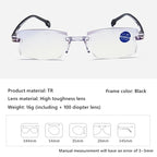 Lesebrille Anti-Blaulicht mit Gleitsichtgläsern