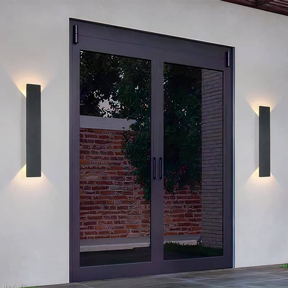 Stilvolle LED-Außenwandleuchte – Architektonisches Up & Down Licht, wetterfest
