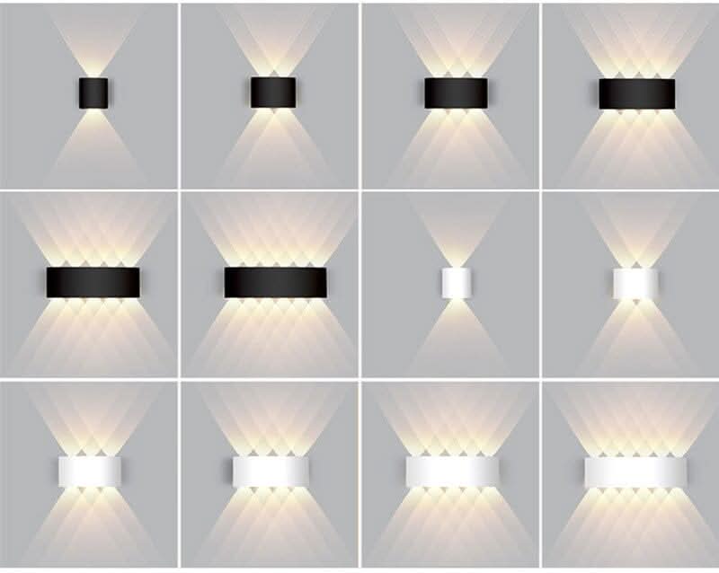 LED Wandleuchte Außen wasserdicht mit verstellbarem Lichteffekt