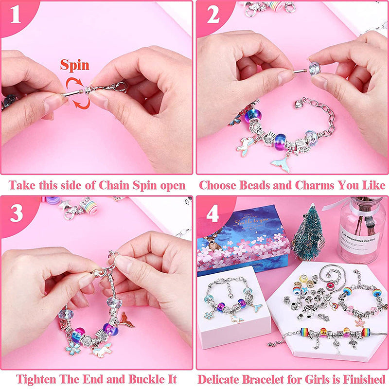 Bracelet Craft Kit with 82 Pieces – Creative Jewelry Design