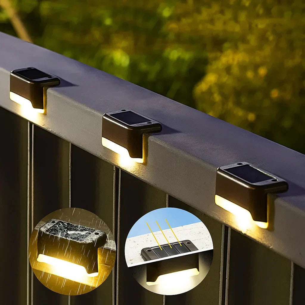 Solar patio lights with motion sensor