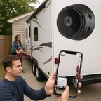 Mini surveillance camera – wireless with Wi-Fi and night vision