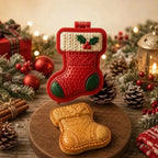 Christmas cookie & mini pie embossing mold with flip-open design - 3D motifs, 8 designs
