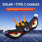 LED Car Window Light Solar with Eye Design