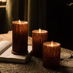 Flameless LED candles with flickering light – 6 designs, sets of 3 to 12 pieces