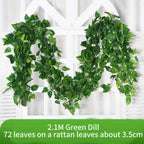 Artificial Ivy Garland 2.1m – Maintenance-Free for Wall & Wedding
