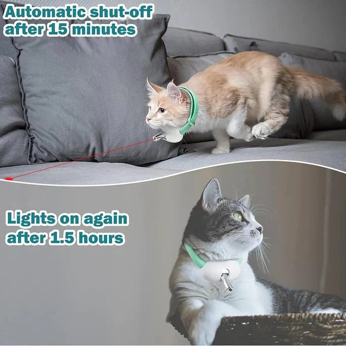 Automatic Laser Play Collar for Cats – Active Even Without Supervision