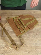 Garden tool belt with multiple compartments