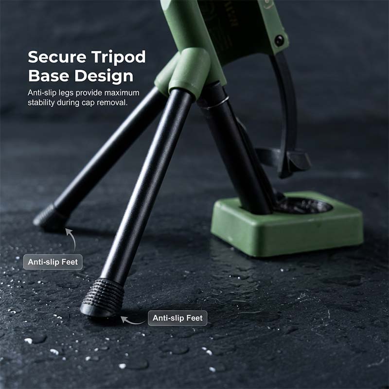 Military-Style Bottle Opener with Stand – Powerful and Stable