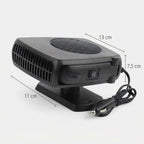 Car heater fan for the cigarette lighter – Compact windshield defroster & auxiliary heater