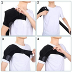 Adjustable shoulder brace for pain relief