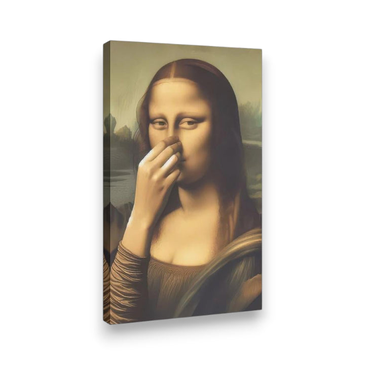 Mona Lisa Bathroom Canvas