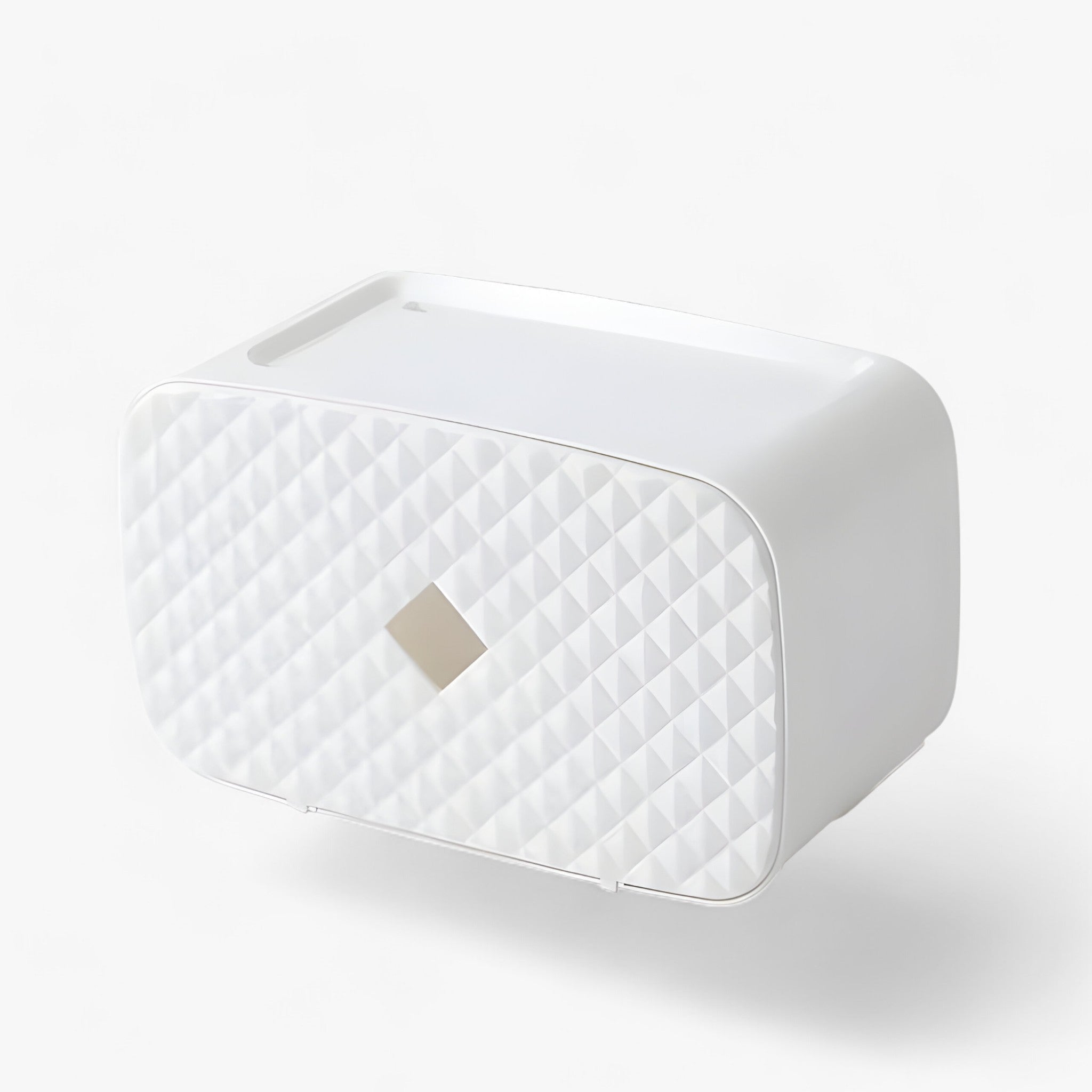 Toilettenpapierhalter mit wasserdichter Abdeckung und Ablage