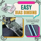 Adjustable Bias Tape Foot for Sewing Machines – Adjustable 5-20 mm